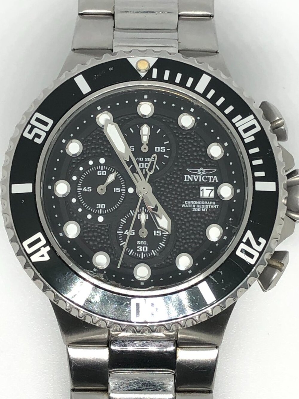 Invicta Men's 18906 Master Of Ocean Pro Diver Chronograph 52mm 200M Black Watch